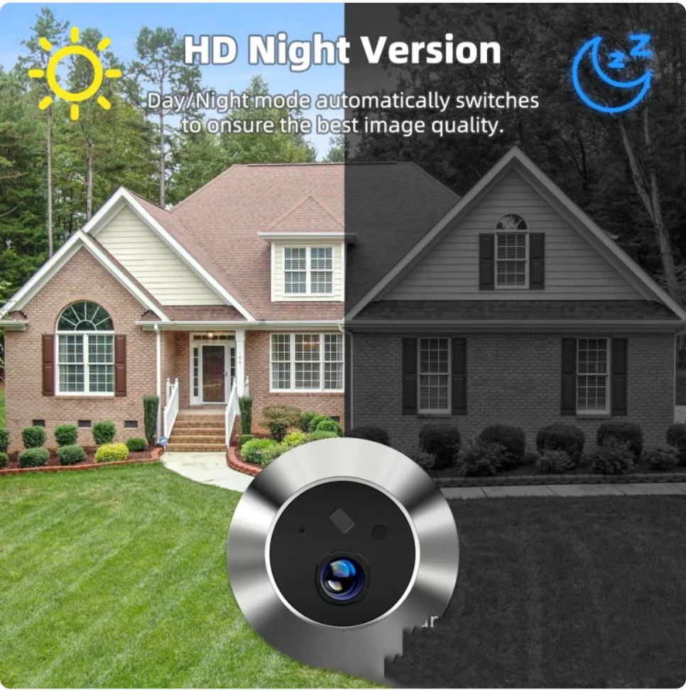 Mini Wireless Smart Cat Eye Surveillance Camera